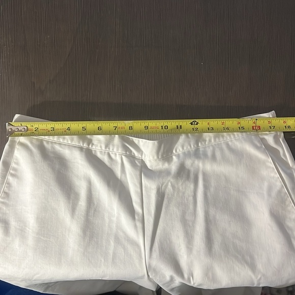 Alfred Dunner Estate of Mind Pull On Oyster White Trousers High-Rise Waist Sz18P - Picture 9 of 11